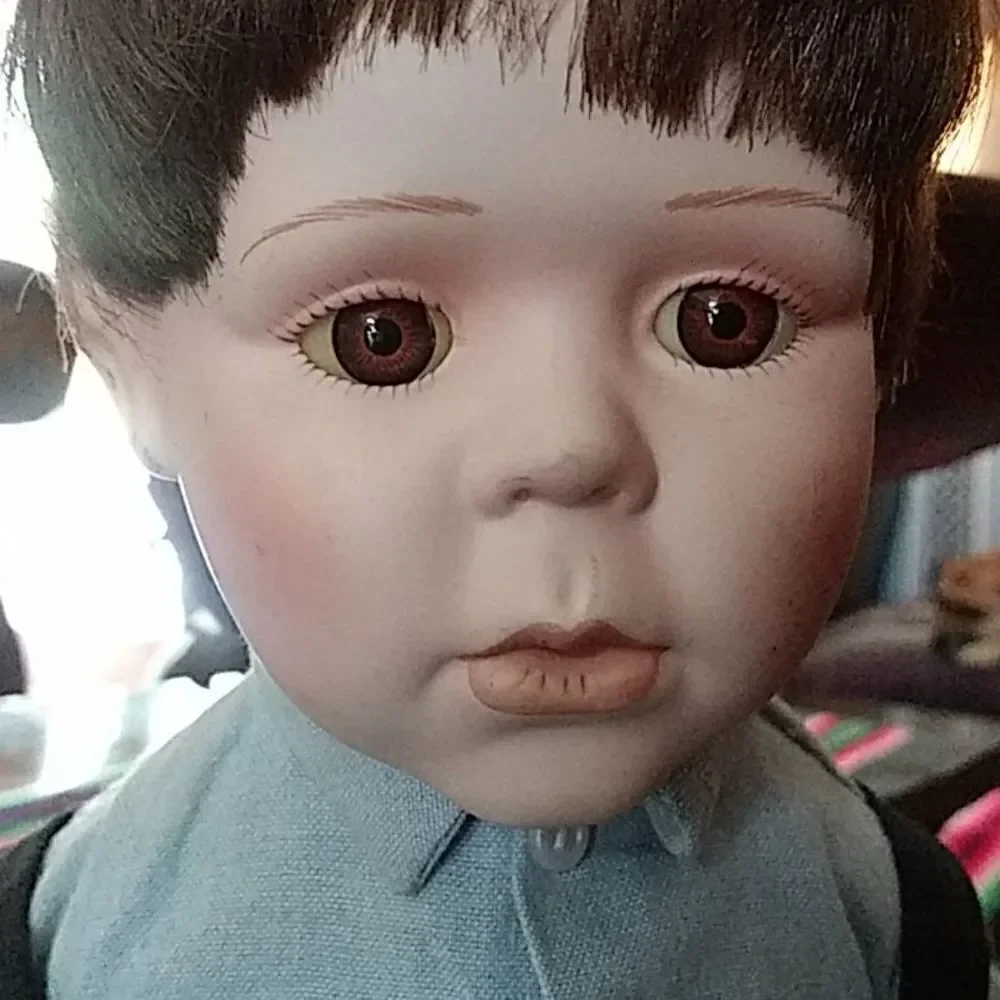 Vintage porcelain boy
